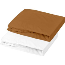 Lot 1 alese + 1 drap housse - P'TIT DODO - 70 x 140 cm - Blanc / Caram