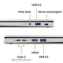 PC Portable ACER Aspire Go AG14-71P-57Z6 - Windows 11 -14'' WUXGA IPS