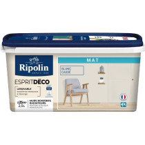 Esprit déco multi-supports blanc cassé mat - RIPOLIN - 2,5 L