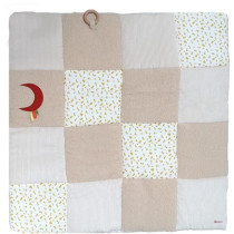 Tapis d'éveil - DOMIVA - Honey Moon - Patchwork - Anneau en bois et l