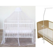 Lot ciel de lit + fleche de lit a fixer - DOMIVA - Moustiquaire pour l