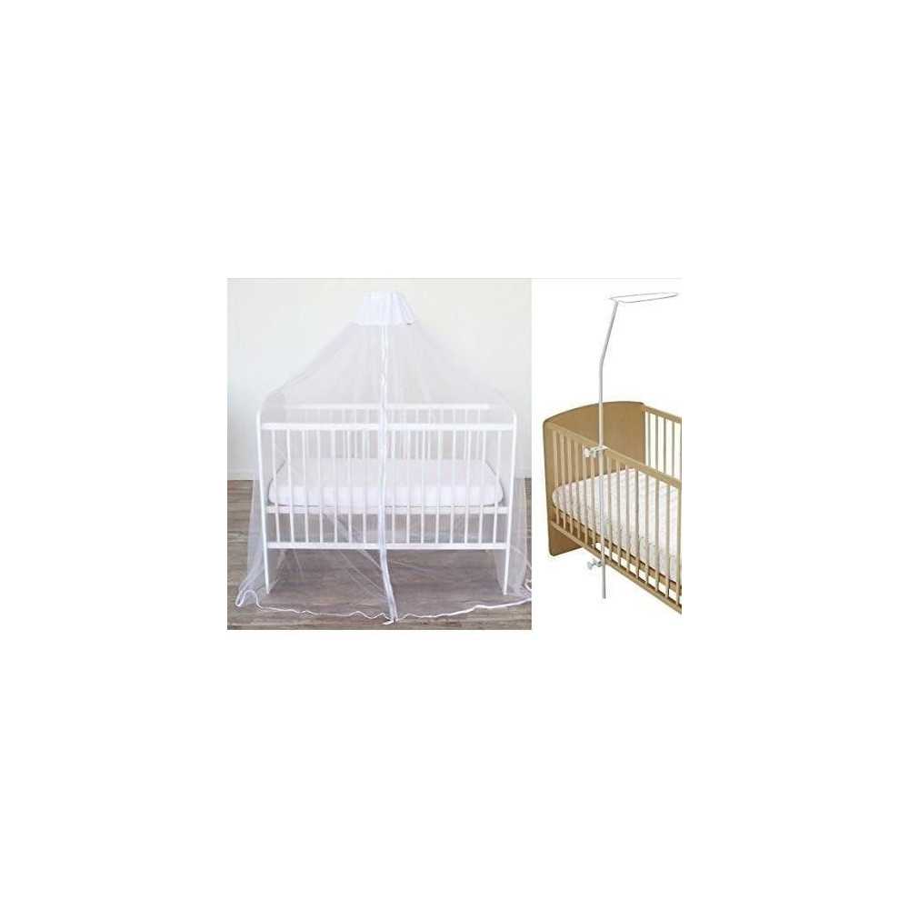 Lot ciel de lit + fleche de lit a fixer - DOMIVA - Moustiquaire pour l