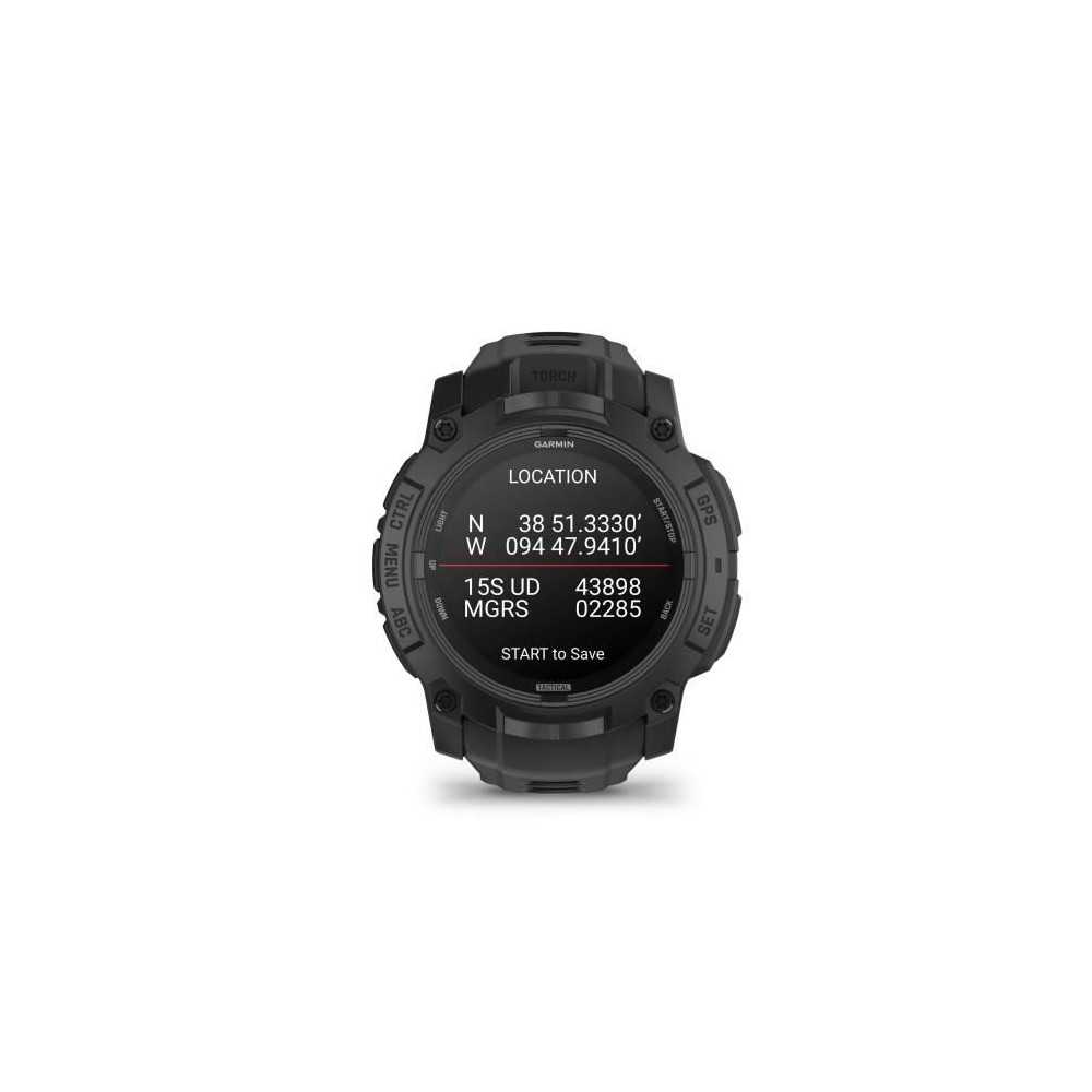 Montre connectée sport GPS - Garmin - Instinct 3 - Tactical Edition -