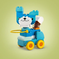 LEGO DUPLO Ma Ville 10448 Animaux Sur Roues 3-En-1 - Jeu De Constructi