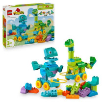 LEGO DUPLO Ma Ville 10451 Dinosaures sur Roues 3-en-1 - Jeu d'éveil d