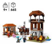 LEGO Minecraft 21278 L'Avant-Poste De Pillards Et Le Ravageur - Jeu Po