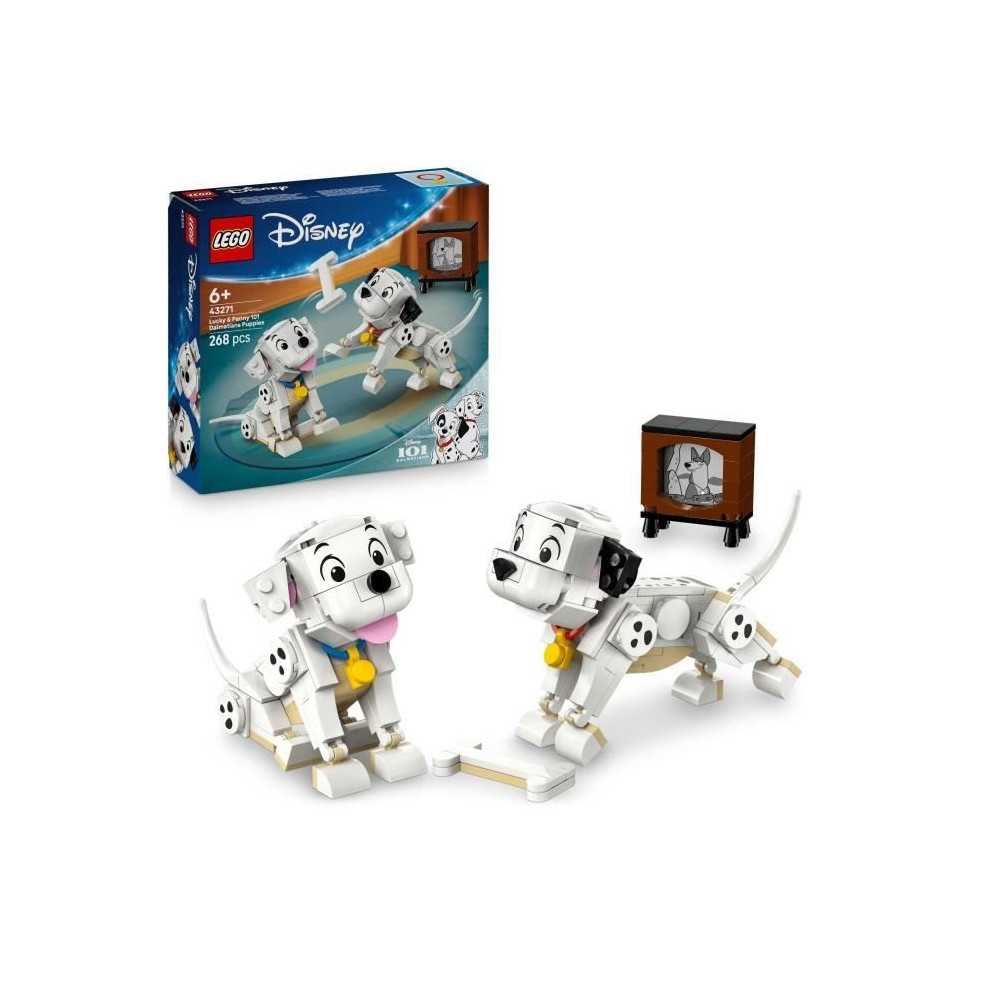 LEGO | Disney 43271 Lucky et Penny, les Chiots des 101 Dalmatiens - Je