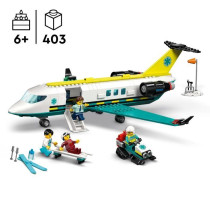 LEGO City 60465 L'Ambulance de Secours Aérienne - Jeu de Construction
