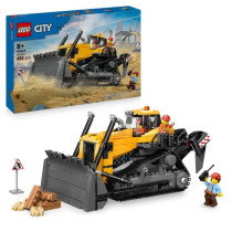 LEGO City 60466 Le Bulldozer Jaune - Jeu de construction pour garçon