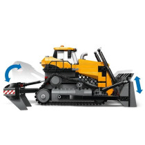 LEGO City 60466 Le Bulldozer Jaune - Jeu de construction pour garçon