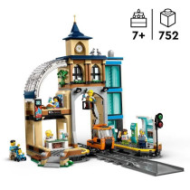 LEGO City 60469 La Gare Centrale - Jeu de Construction pour Garçon ou