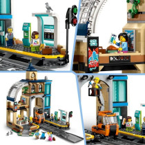 LEGO City 60469 La Gare Centrale - Jeu de Construction pour Garçon ou