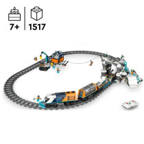 LEGO City 60470 Le Train Express des Explorateurs en Arctique - Jeu po