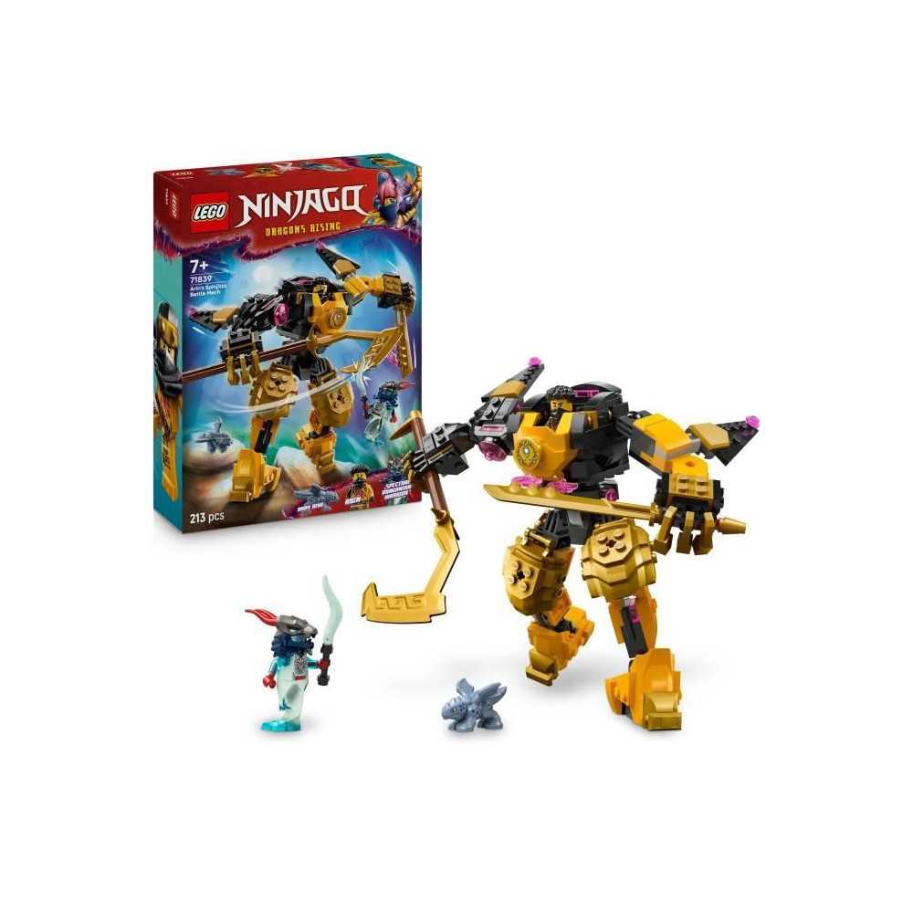 LEGO NINJAGO 71839 Le Robot De Spinjitzu d'Arin - Jeu De Construction