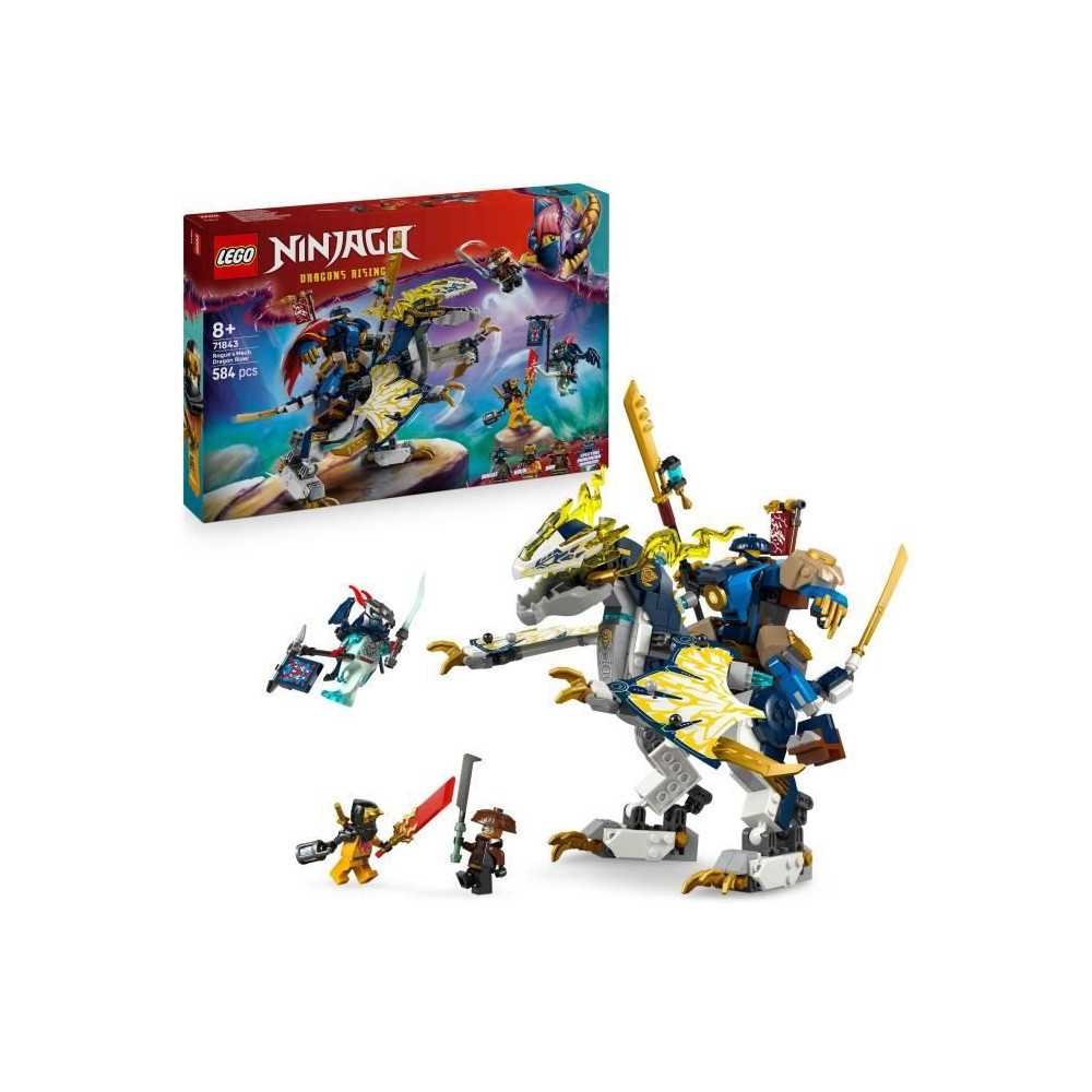 LEGO NINJAGO 71843 Le Robot Dragonnier De Rogue - Jeu De Construction