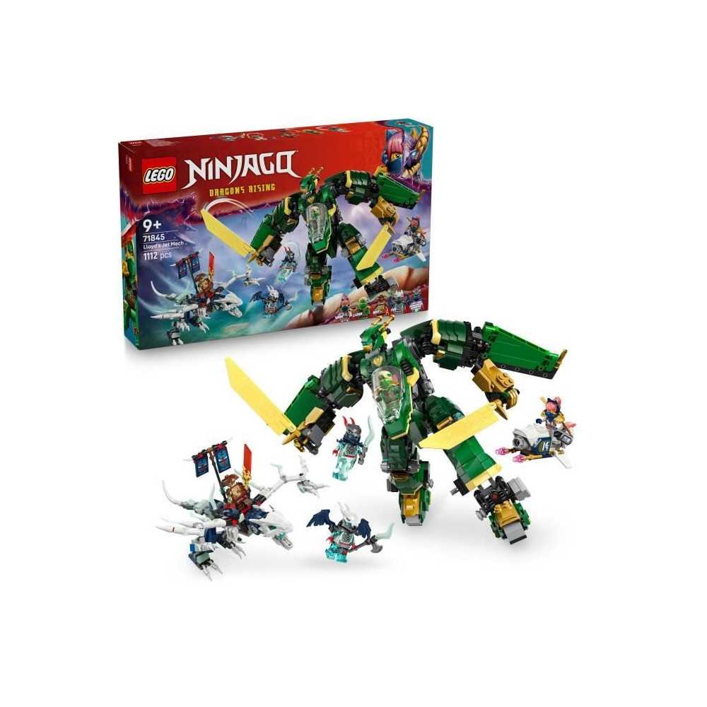 LEGO NINJAGO 71845 L'Avion-Robot De Lloyd - Jeu De Construction Pour G