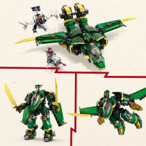 LEGO NINJAGO 71845 L'Avion-Robot De Lloyd - Jeu De Construction Pour G