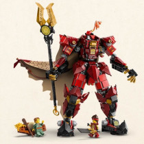 LEGO NINJAGO 71846 Le Robot du Chevalier de Feu - Jeu de Construction