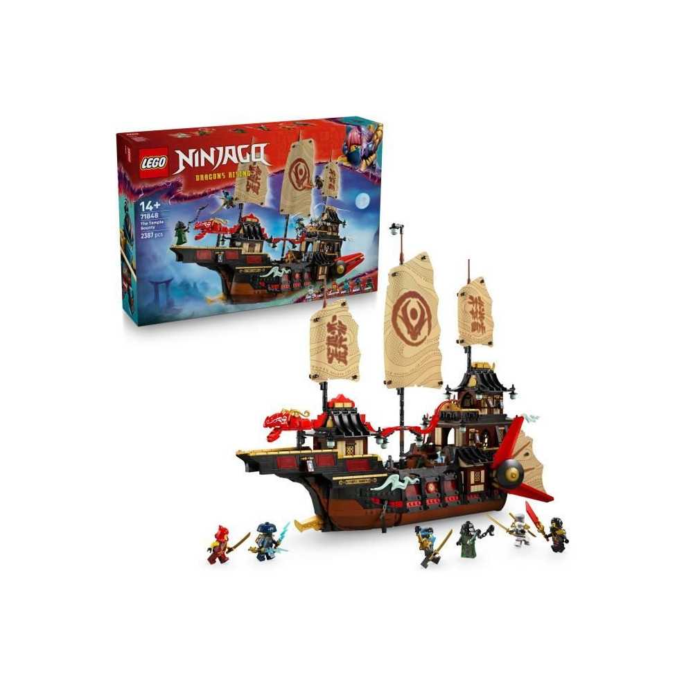 LEGO NINJAGO 71848 Le Temple Bounty - Jeu de construction pour garçon
