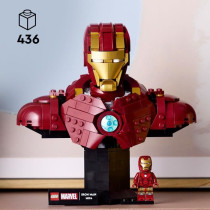 LEGO | Marvel 76327 Buste d'Iron Man MK4 - Set De Construction Pour Ad