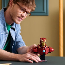 LEGO | Marvel 76327 Buste d'Iron Man MK4 - Set De Construction Pour Ad