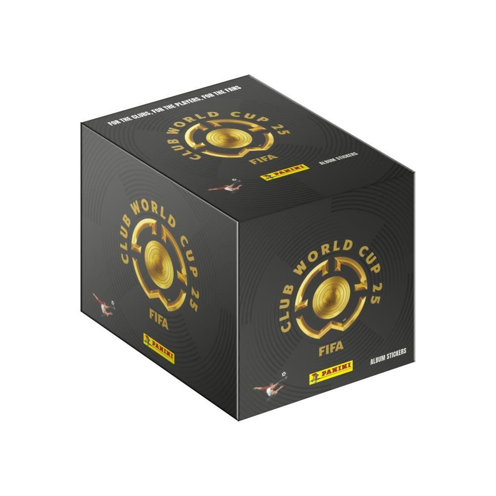 Boîte de 36 pochettes - PANINI - CLUBS WORLD CUP 2025 - 180 stickers Boîte de 36 pochettes - PANINI - CLUBS WORLD CUP 2025 - 180 stickers