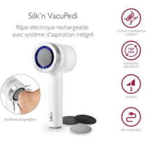 Râpe électrique anti-callosités Silk'n Vacupedi avec aspiration int