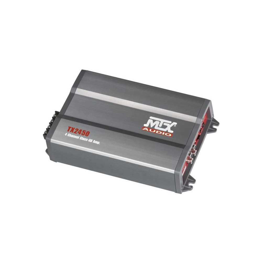 Amplificateur - MTX AUDIO - 4 canaux classe-AB 4x50Wrms - 4O ou 4x 75W Amplificateur - MTX AUDIO - 4 canaux classe-AB 4x50Wrms - 4O ou 4x 75W