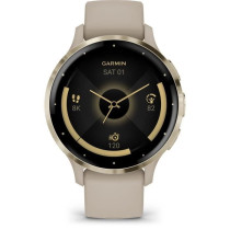 Montre GPS connectée Venu 3S GARMIN, 30,4mm (1,2), Acier Soft Gold, b