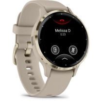 Montre GPS connectée Venu 3S GARMIN, 30,4mm (1,2), Acier Soft Gold, b