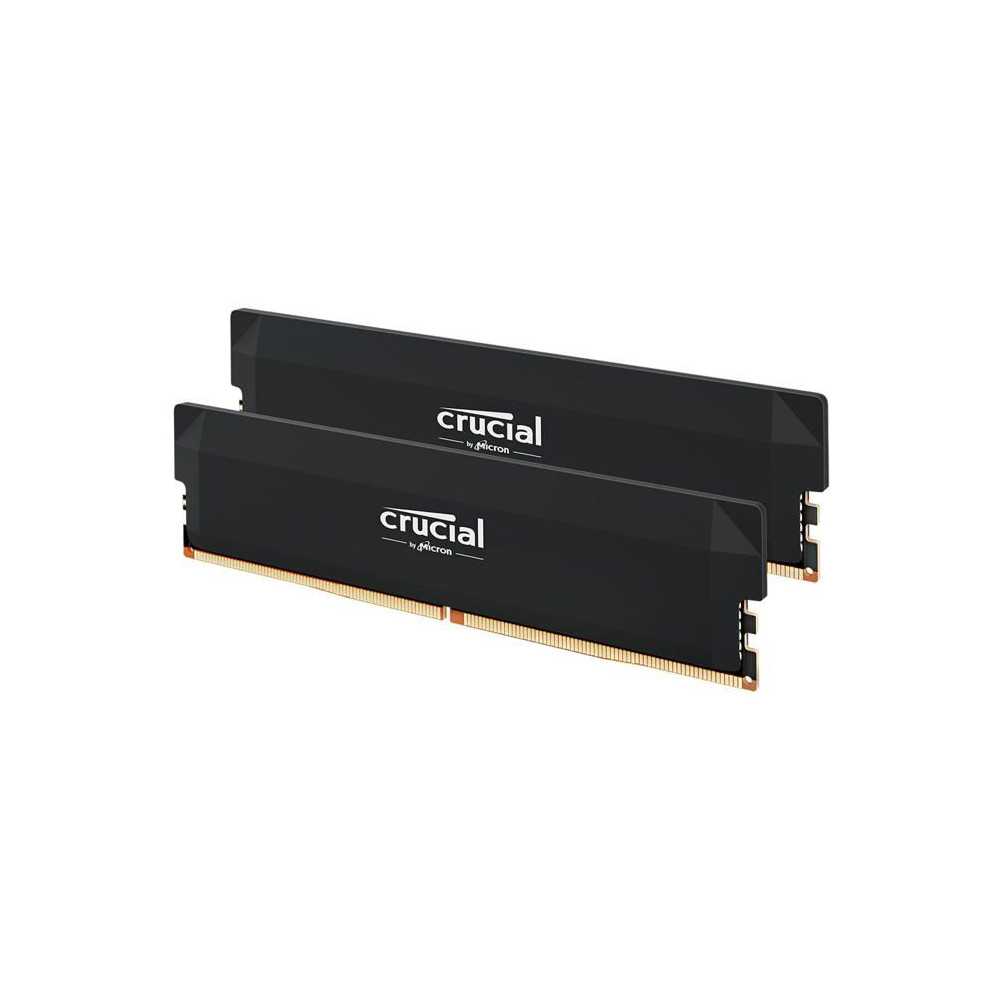 CRUCIAL Memoire RAM PRO DDR5 - 6400 MHZ - 32GB Kit (16GBx2 - OC Gaming CRUCIAL Memoire RAM PRO DDR5 - 6400 MHZ - 32GB Kit (16GBx2 - OC Gaming