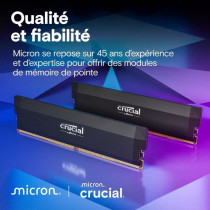 CRUCIAL Memoire RAM PRO DDR5 - 6400 MHZ - 32GB Kit (16GBx2 - OC Gaming