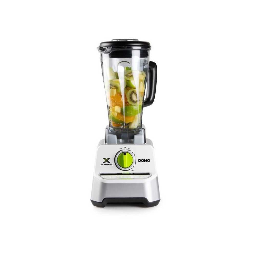 Blender XPOWER - DOMO - DO747BL - 1500 W - 2 L - Gris Blender XPOWER - DOMO - DO747BL - 1500 W - 2 L - Gris