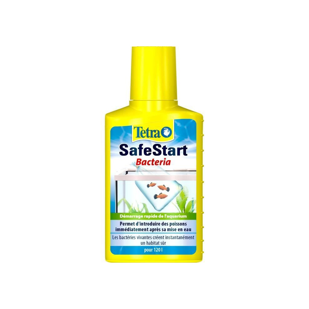 Tetra SafeStart - TETRA - Ensemencement bactérien pour aquarium - Per Tetra SafeStart - TETRA - Ensemencement bactérien pour aquarium - Per