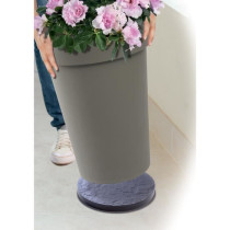 EDA Support a roulettes - Ø 30 cm - Gris ardoise - Polypropylene - Pl