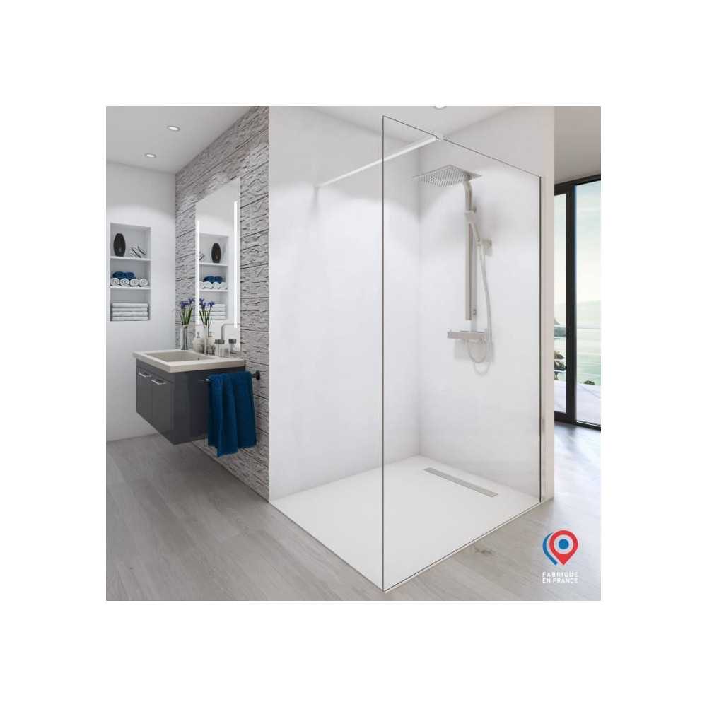Paroi de douche - AURYS - BALEARES - Verre Timesless clair 6 mm - L.19 Paroi de douche - AURYS - BALEARES - Verre Timesless clair 6 mm - L.19
