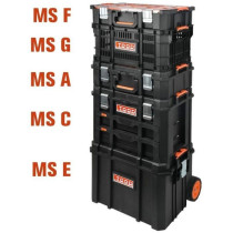 Mallette organiseur - TOOD - 12 godets amovibles - Couvercle transpare