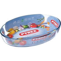 PYREX - ESSENTIALS - Plat a four ovale en verre 35*24 cm