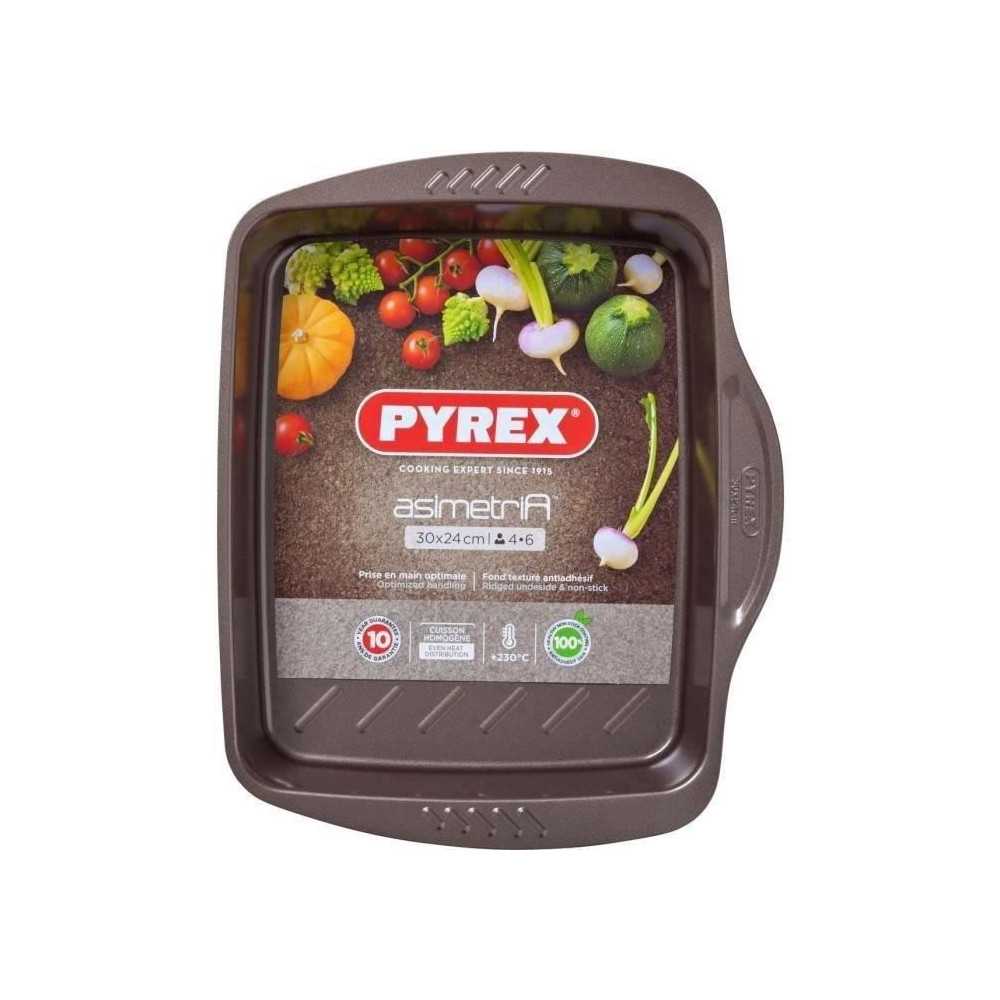 Plat a four - PYREX - 1452052 - Rectangulaire - En acier - 30 x 24 cm