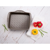 Plat a four - PYREX - 1452052 - Rectangulaire - En acier - 30 x 24 cm