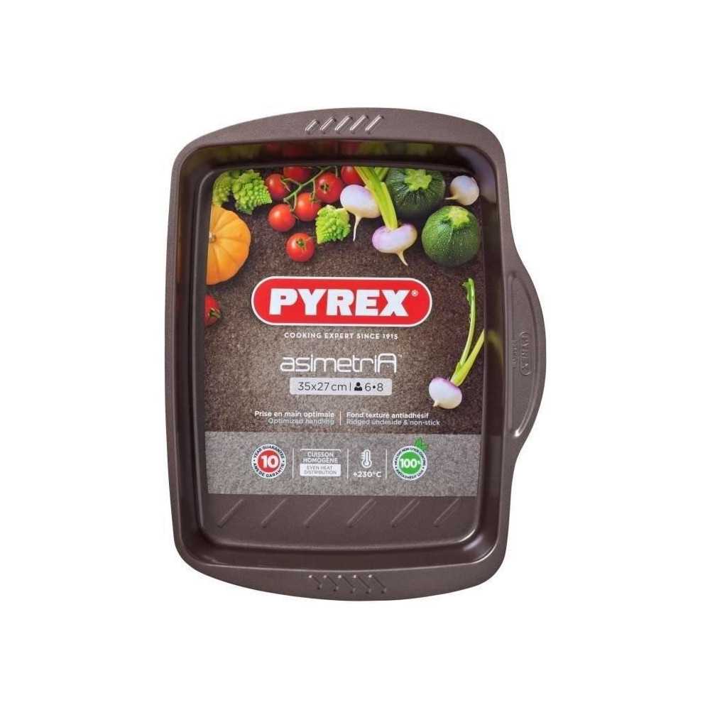 Plat a four - PYREX - 1452053 - Rectangulaire - En acier - 35 x 27 cm