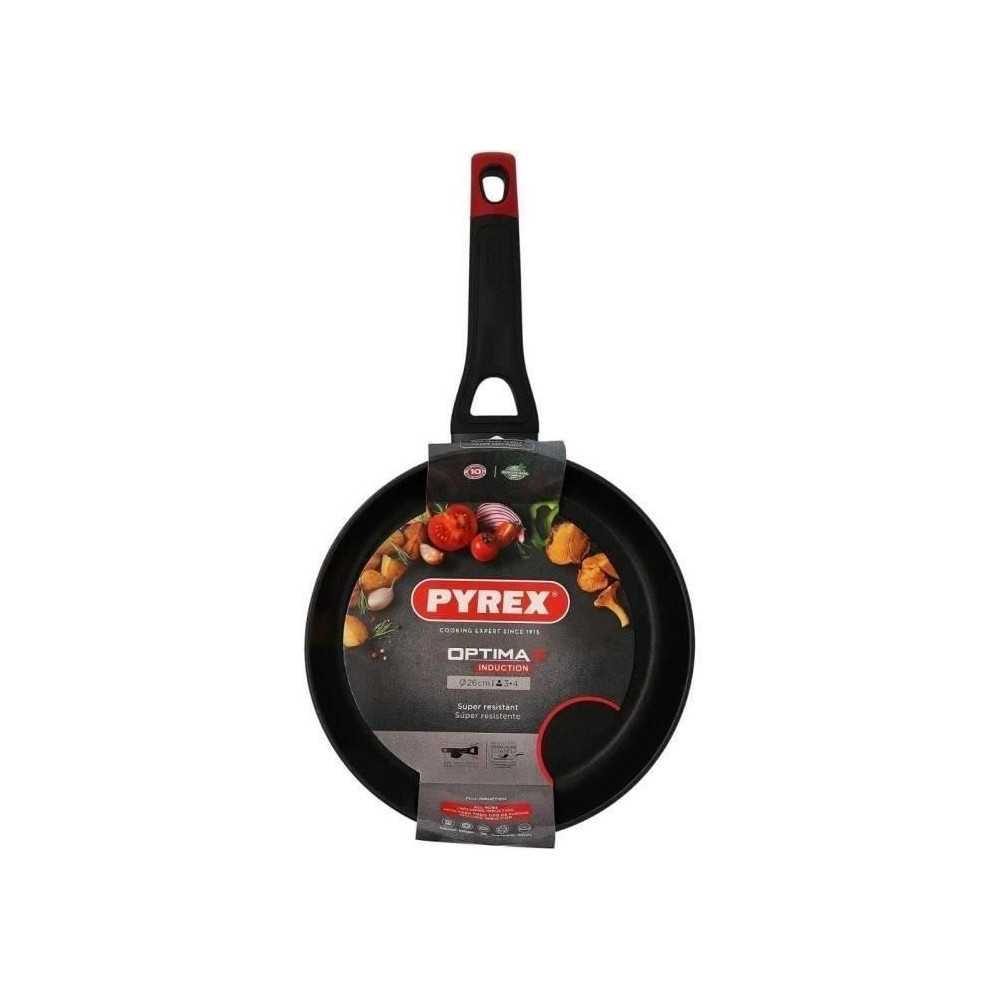 Poele - PYREX - 1455018 - En aluminium forgé - Antiadhésif - 26 cm -