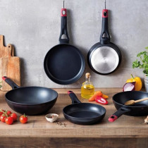 Wok - PYREX - 1455021 - En aluminium forgé - Antiadhésif - 28 cm - S