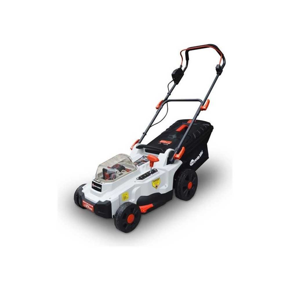 Tondeuse a batterie 37cm 40V - ELEM - TDE40V37-LI2BF - Fonction mulchi Tondeuse a batterie 37cm 40V - ELEM - TDE40V37-LI2BF - Fonction mulchi