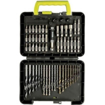 RYOBI - Coffret 60 accessoires de perçage et de vissage : forets (boi
