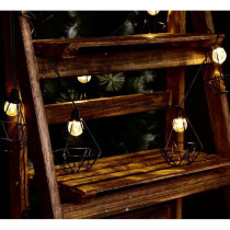 Guirlande solaire cage diamant d'extérieur mily - LUMI JARDIN - 10 am