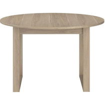 Table a manger extensible - BETTY - Ronde - Décor chene - 4 / 6 perso