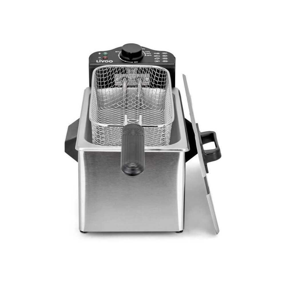 Friteuse 3 L - LIVOO - DOC216 - 2000W - 3L - Cuve amovible en acier in Friteuse 3 L - LIVOO - DOC216 - 2000W - 3L - Cuve amovible en acier in