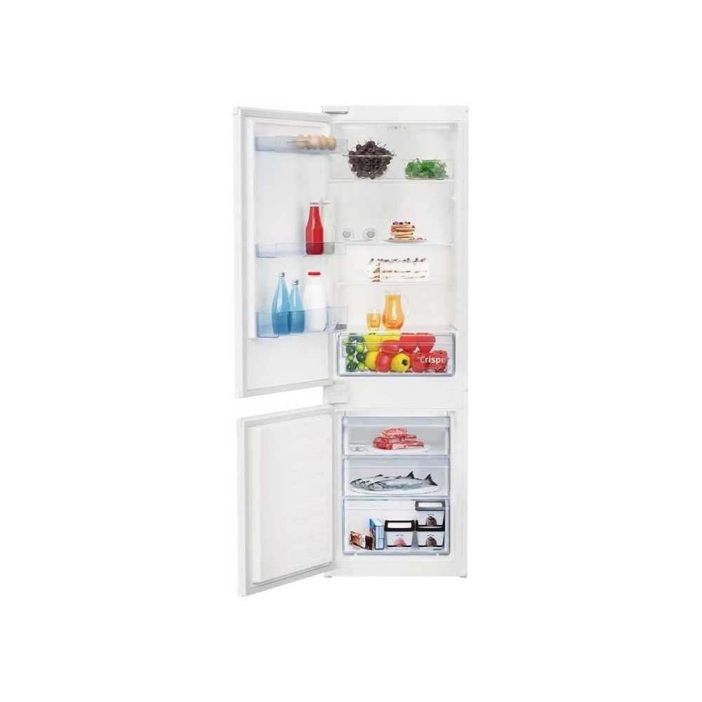 Réfrigérateur combiné intégrable - BEKO - BCSA285K4SNLH - Statique Réfrigérateur combiné intégrable - BEKO - BCSA285K4SNLH - Statique