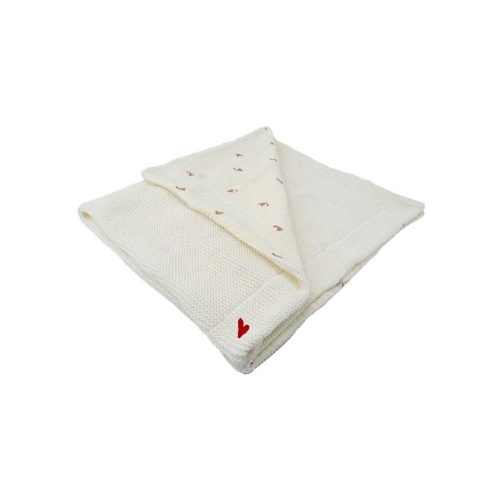Couverture double face - DOMIVA - Maternity Love - 75 x 100 cm - Gross Couverture double face - DOMIVA - Maternity Love - 75 x 100 cm - Gross